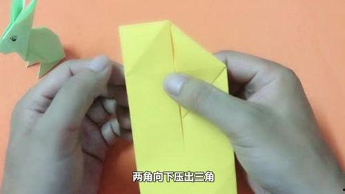 折兔子视频,创意手工制作,轻松学会折纸艺术