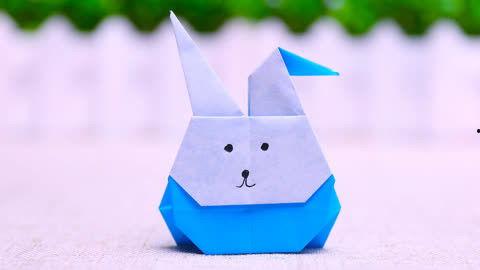 折兔子视频,创意手工制作,轻松学会折纸艺术